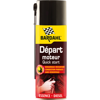 DÉPART MOTEUR ESSENCE & DIESEL BARDAHL Aérosol 400 ml / 3266720045623 / 63266720045625 (cc 6)