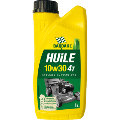 HUILE MOTEUR 4 TEMPS 10W30 SPECIALE MOTOCULTURE - BIDON 1 L - BARDHAL / 3266720030315 / 13266720030312 (cc 12) -