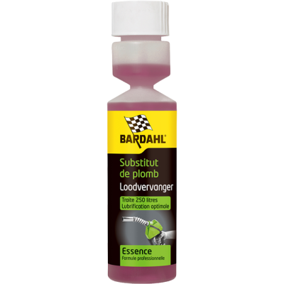 ADDITIF SUBSTITUT DE PLOMB - TRAITE 250 LITRES BARDAHL - Flacon 250 ml / 3266720011581 / 13266720011588 (cc 12)