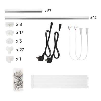 ENSEMBLE DE PLAFONNIERS LED HEXAGONAUX