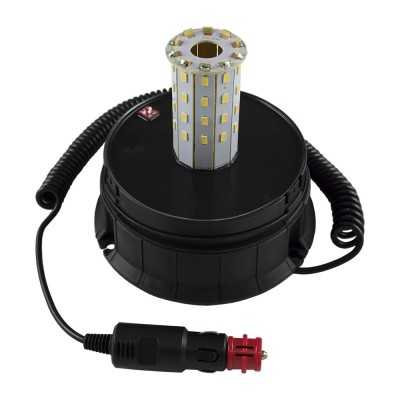GYROPHARE 6 FONCTIONS À LED 12-24V AVEC PRISE ALLUME-CIGARE
