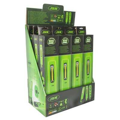 LAMPE LED PORTATIVE AVEC BASE MAGNÉTIQUE ARTICULÉE - 300LM