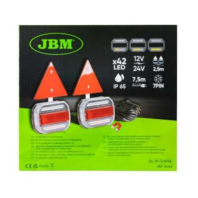 KIT DE SIGNALISATION ARRIÈRE AIMANTÉ LED