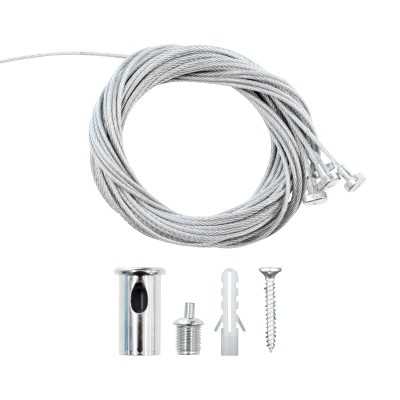 KIT DE 40 CÂBLES MÉTALLIQUES DE SUSPENSION (RÉF. 54805)