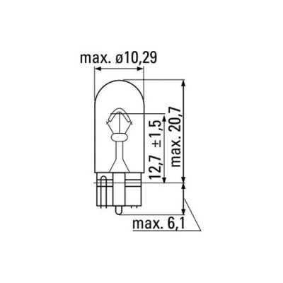 LAMPE OBN 12V 3W T10