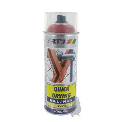 BOMBE DE PEINTURE ROUGE - PL