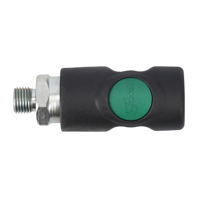 Coupleur 320 de sécurité, bouton, filetage mâle - COUPL.320 SECU BOUTON MALE1/4"