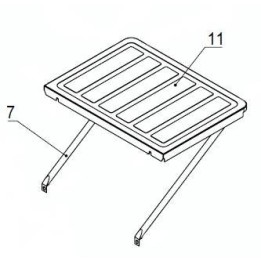 TABLE D EXTENSION ARRIERE POUR SCIE SUR TABLE