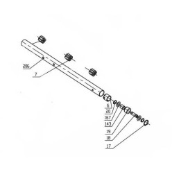 ENSEMBLE TUBE ARRIERE POUR FHL 900 E5