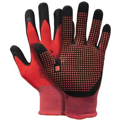 GANTS STRETCHFLEX® FINE GRIP - ROUGE/NOIR M