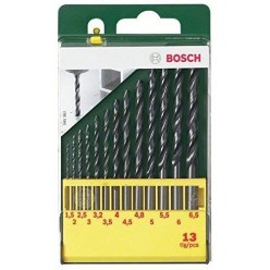 SET DE FORETS POUR LE METAL HSS 13 PIECES BOSCH