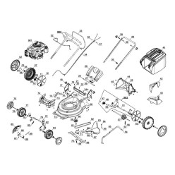 COUVERTURE DE ROUE 11 POUCES POUR TONDEUSE EINHELL - 340433001002