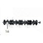 ROULEAU DE L'AERATEUR AVEC DENTS A RESSORT POUR AERATEUR SCARIFICATEUR PARKSIDE PLV 1500 A1/B1