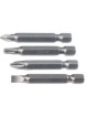 4 EMBOUTS DE VISSAGE POUR MARTEAU PERFORATEUR PARKSIDE PBHA 12 A1