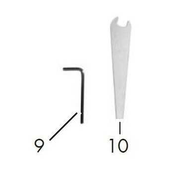 CLE ALLEN ET PLATE POUR RABOT SANS FIL PARKSIDE PHA 12 A1/B2