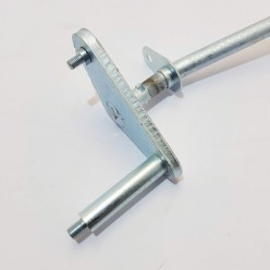 Essieu de roue avant 535 mm pour Tondeuse Tondeuse thermique - 17338036