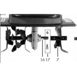 ARBRE D ENTRAINEMENT POUR BINEUSE PARKSIDE PGK 1400 A1