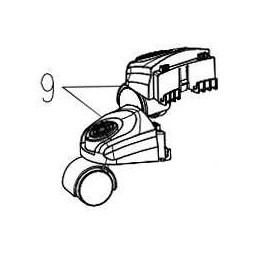 ROUE POUR ASPIRATEUR PARKSIDE PNTS 1400 H4 /PWD 20 A1/ 25 A1 ET A2