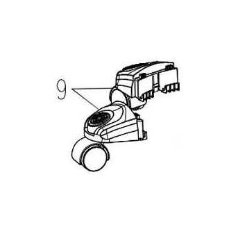 ROUE POUR ASPIRATEUR PARKSIDE PNTS 1400 H4 /PWD 20 A1/ 25 A1 ET A2