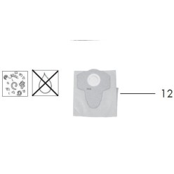 SAC A PAPIER FILTRANT POUR ASPIRATEUR NETTOYEUR PARKSIDE - REF: 91105829