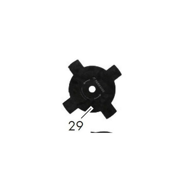 COUTEAU 4 DENTS POUR DEBROUSSAILLEUR PARKSIDE PBS 2 A1 / B2