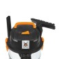 ASPIRATEUR EAU ET POUSSIÈRE DELTAFOX CUVE INOX 15 LITRES - REF : 72079489 ASPIRATEUR EAU ET POUSSIÈRE DELTAFOX CUVE INOX 15 LITRES - REF : 72079489