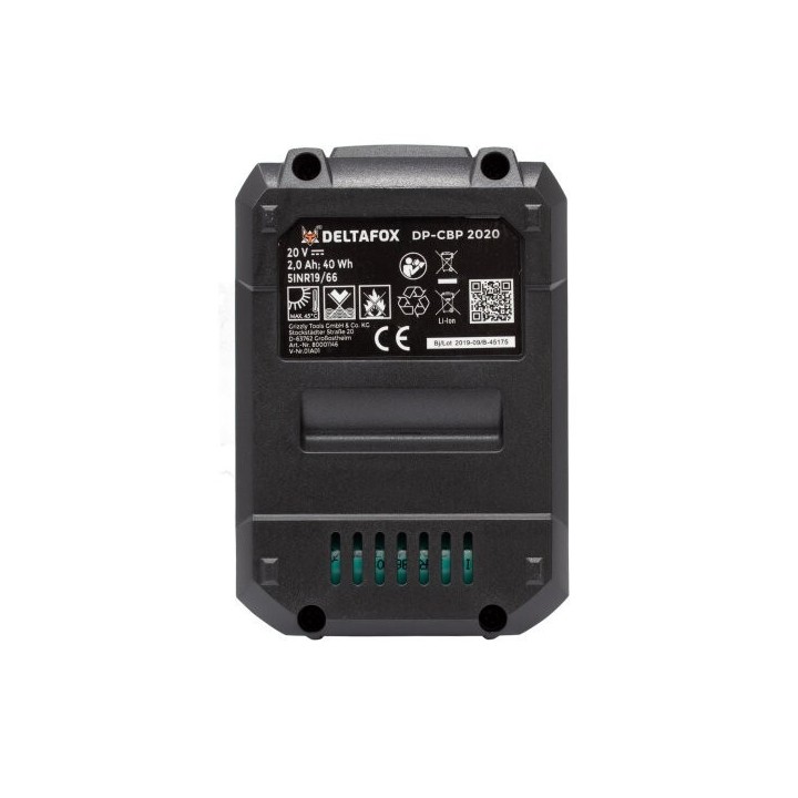 BATTERIE DELTAFOX DP-CBP 20 V 2,0 Ah - REF : 80001146