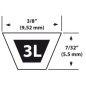 COURROIE ADAPTABLE KEVLAR 4L - 23"