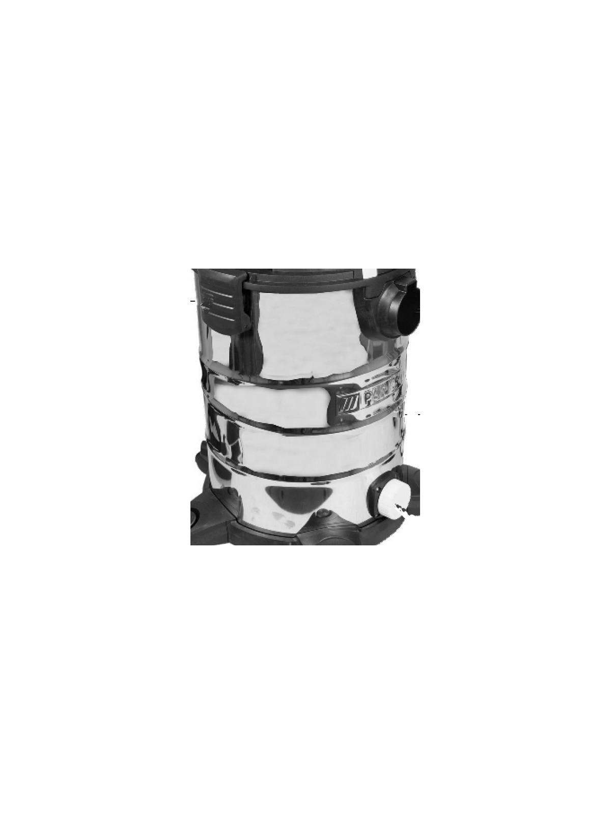 CUVE EN ACIER INOXYDABLE POUR ASPIRATEUR PARKSIDE PWD 25 A1
