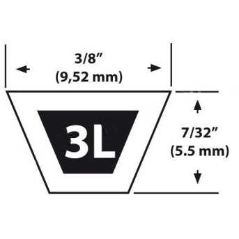 COURROIE ADAPTABLE KEVLAR 4L - 25"