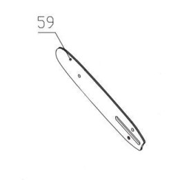 GUIDE OREGON - 25cm POUR TRONCONNEUSE PKSA 20-Li B2
