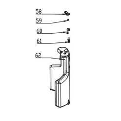 RESERVOIR D'EAU POUR ASPIRATEUR INJECTEUR / EXTRACTEUR PARKSIDE PWS 20 B2/C2