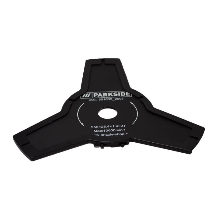 LAME 3 BRANCHES POUR DEBROUSSAILLEUSE THERMIQUE PARKSIDE PBS 2 C3/ D4 ET PBK 4 B3