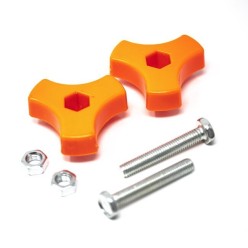 Kit de fixation pour barre inférieure pour tondeuse Deltafox DG-CLM 1833 - REF: 91105980