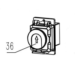 INTERRUPTEUR POUR PERCEUSE A COLONNE PARKSIDE PTBM 400 A1 - REF: 91103344