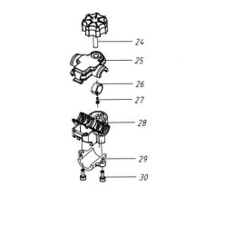 POIGNEE DE FIXATION POUR DEBROUSSAILLEUSE SANS FIL PARKSIDE PPFSA 40 Li A1 - REF: 91106169