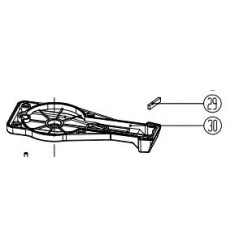 COUVERCLE DE REDUCTEUR POUR TAILLE HAIES PARKSIDE PERFORMANCE PPHSA 40 Li A1 - REF: 91106188