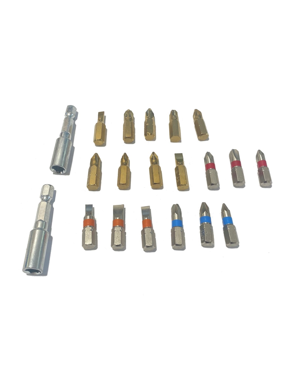 18 EMBOUTS + 2 EXTENSIONS POUR PERCEUSE/VISSEUSE SANS FIL PARKSIDE