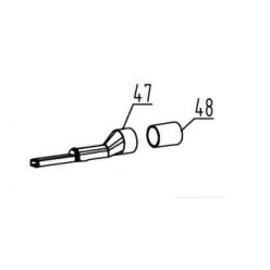 ADAPTATEUR D'ASPIRATION AVEC REDUCTEUR POUR SCIE SAUTEUSE PARKSIDE - REF: 91105855