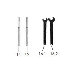 KIT D'OUTILS POUR TOUR A BOIS PARKSIDE PDM 600 C3 - IAN 391505