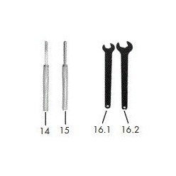 KIT D'OUTILS POUR TOUR A BOIS PARKSIDE PDM 600 C3 - REF: 91110027