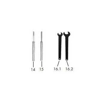 KIT D'OUTILS POUR TOUR A BOIS PARKSIDE PDM 600 C3 - IAN 391505