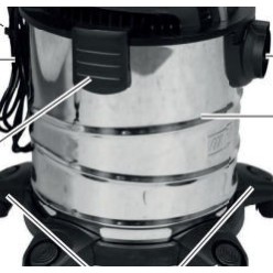 CUVE POUR ASPIRATEUR PARKSIDE PWD 20 B2 - REF: 91110107