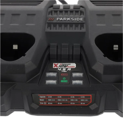 Double chargeur de batterie Parkside 12 V PDSLG 12 A2 pour les batteries de la série Parkside X 12 V Team - 80001293