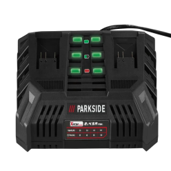 Chargeur double Parkside 20V 2x 4,5 A PDSLG 20 B1 DE/EU pour appareils de la famille Parkside X 20V - 80002908