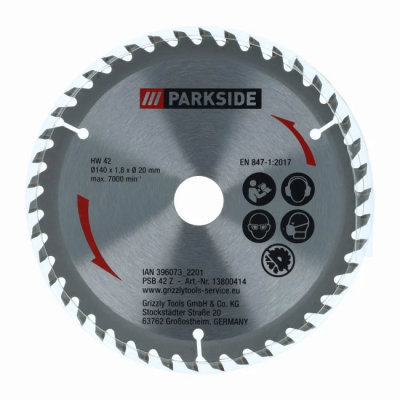 LAME DE SCIE POUR SCIE PLONGEANTE SANS FIL PARKSIDE PPTSA 20 Li A1 - REF: 13800414
