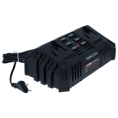 Chargeur double Parkside 20V 2x 4,5 A PDSLG 20 B1 DE/EU pour appareils de la famille Parkside X20V TEAM - REF: 80002908