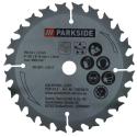 LAME SCIE CIRCULAIRE 24 DENTS POUR SCIE CIRCULAIRE PARKSIDE PHKSA 20 LI B3 - REF: 13800415