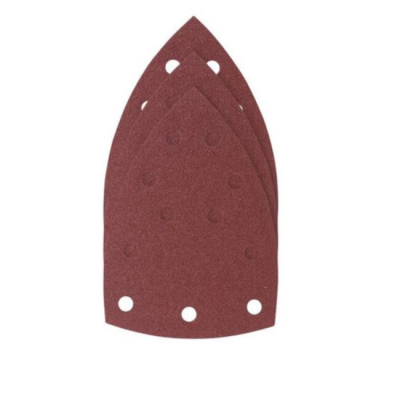 FEUILLES ABRASIVES DELTA 3xK80, 3xK180, 3xK320 POUR PONCEUSES MULTIFONCTIONS PARKSIDE - REF: 91110081