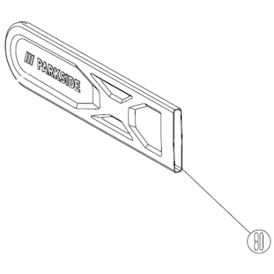 FOURREAU PROTECTION CHAINE POUR TRONCONNEUSES PARKSIDE - REF: 91120314